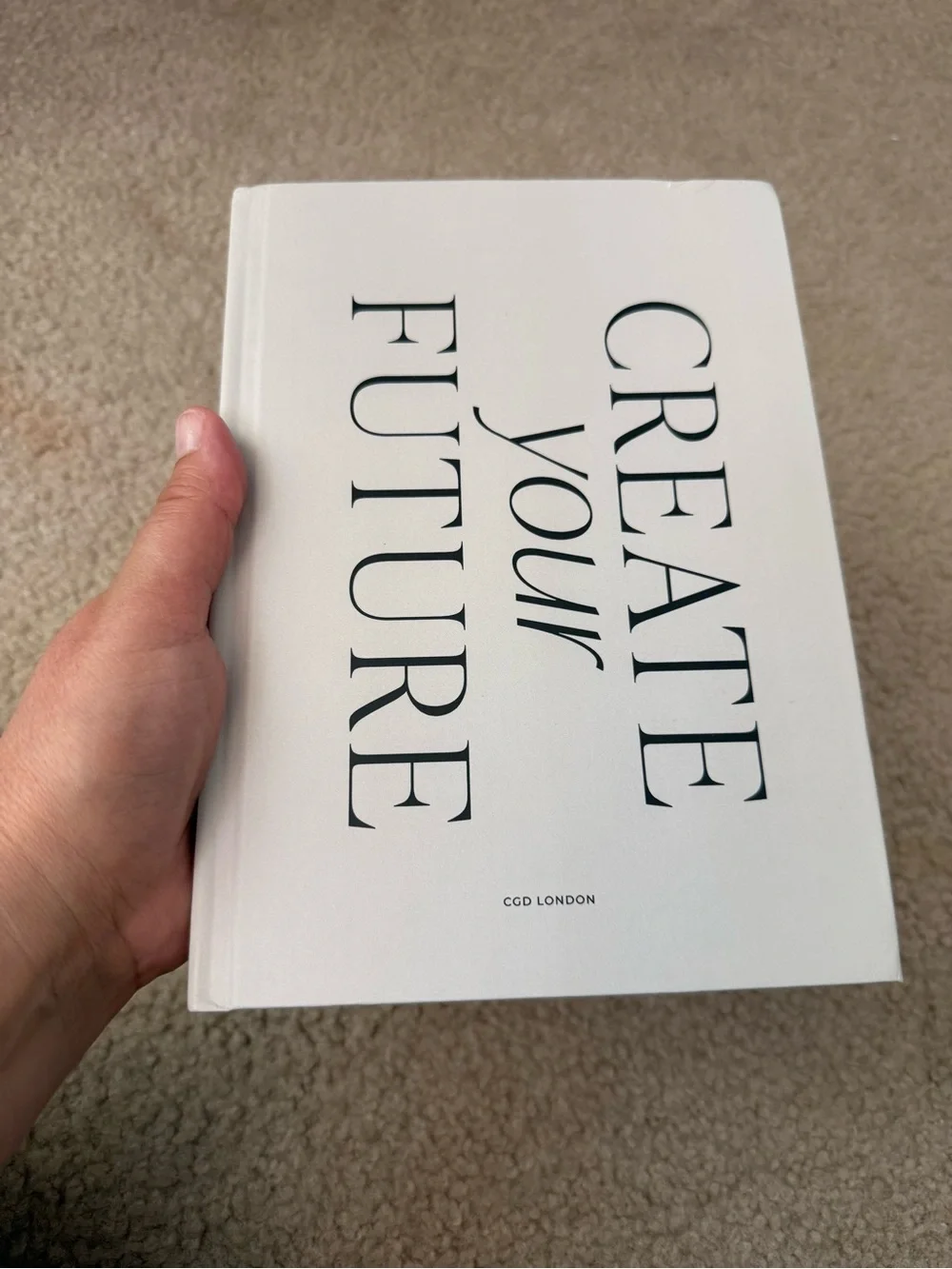 CREATE your FUTURE Hardcover Planner - White